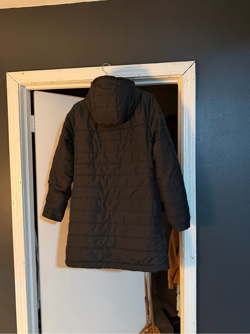 The North Face Women's Black Quilted Hooded Puffer Coat